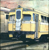 Remi Train, 4" x 4" - J.C. Spock