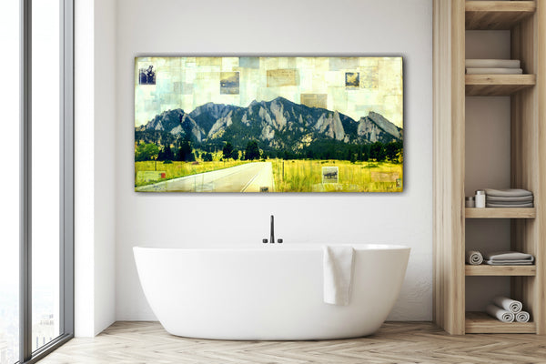 Road to Flatirons, 24" x 48" - J.C. Spock