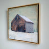 Snowy Barn, 12" x 12" - J.C. Spock