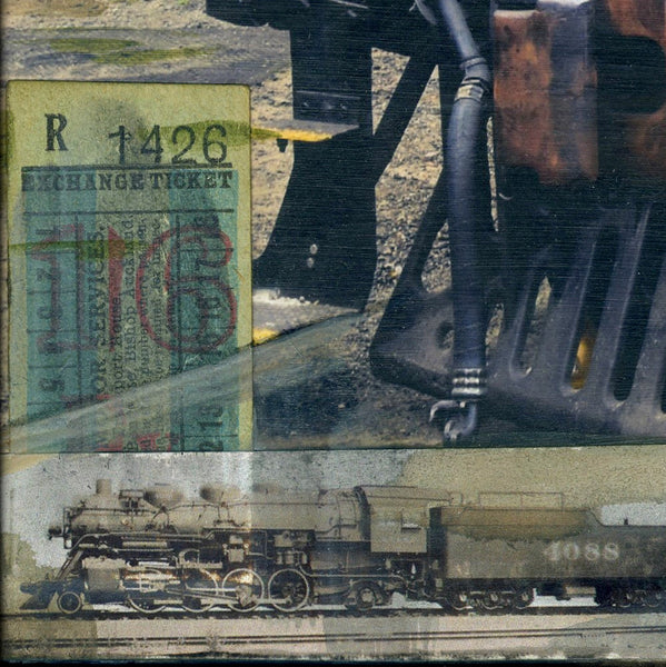 Steam Locomotive 3025, 12" x 12" - J.C. Spock