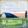 Sunrise Barn, 8" x 8" - J.C. Spock