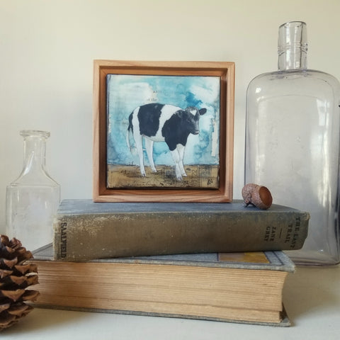 Sweet Cow, 4" x 4" - J.C. Spock