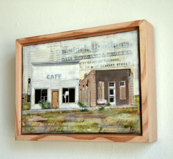 The Former Cafe, 5" x 7" - J.C. Spock