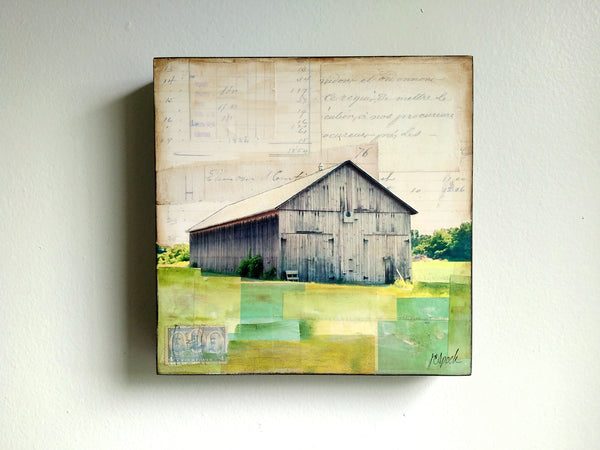 Tobacco Barn II, 8" x 8" - J.C. Spock