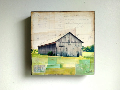 Tobacco Barn II, 8" x 8" - J.C. Spock
