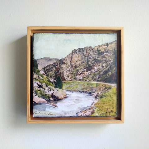 Verdant Canyon, 6" x 6" - J.C. Spock