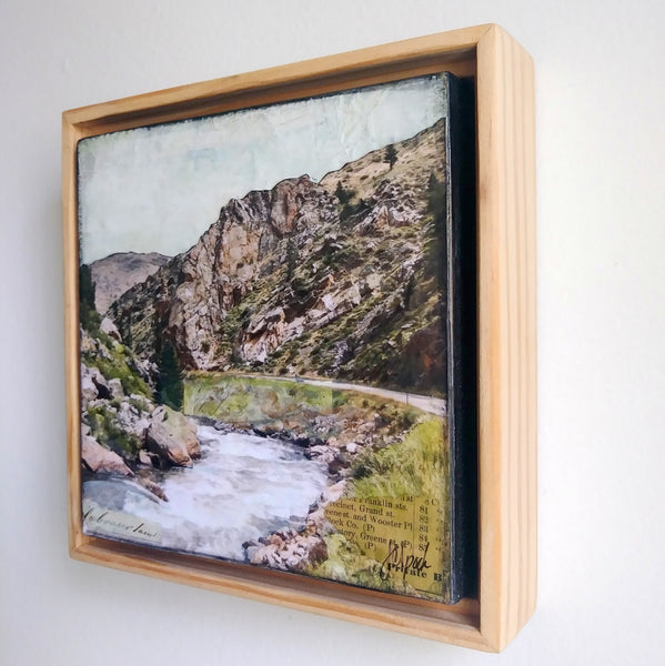 Verdant Canyon, 6" x 6" - J.C. Spock