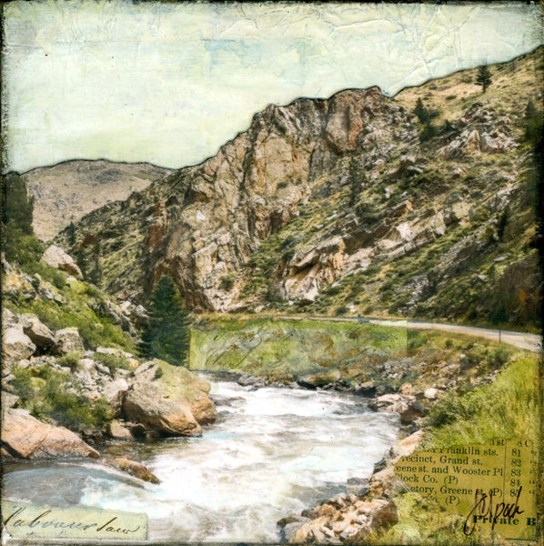 Verdant Canyon, 6" x 6" - J.C. Spock